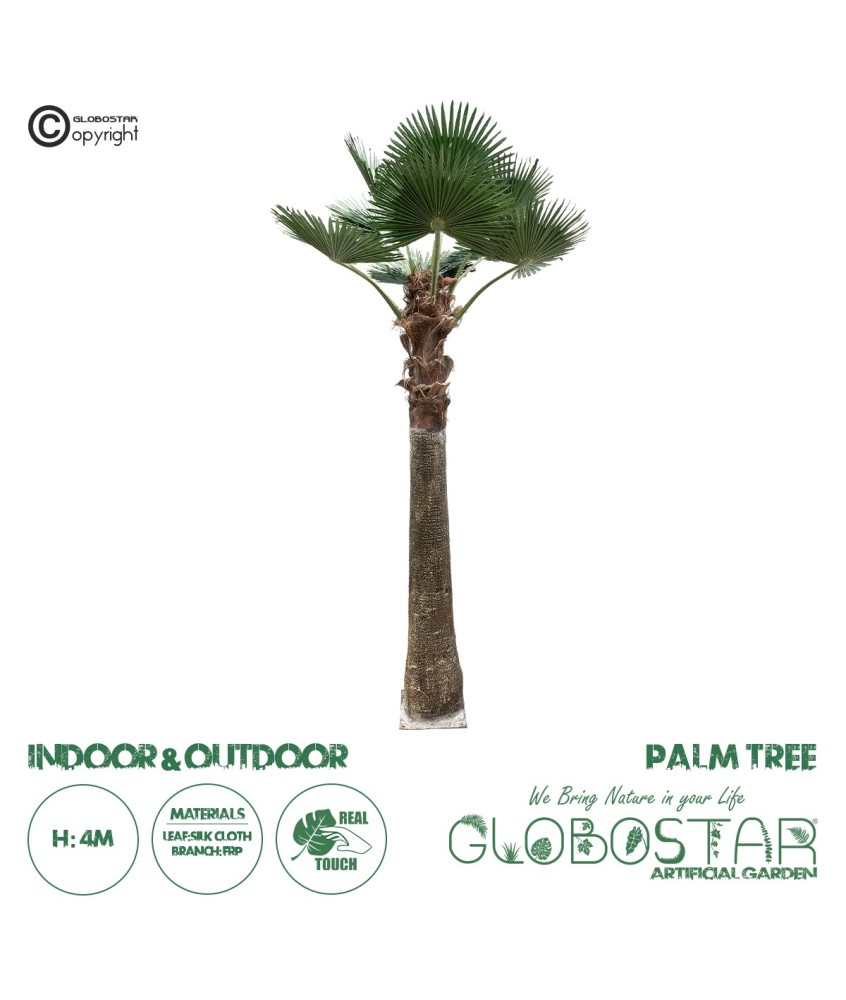 GloboStar® Artificial Garden PLANT PALM TREE 21055 Διακοσμητικό Δέντρο Φοίνικα  Φ240 x Υ400cm